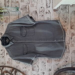 Harley-Davidson Men's Black Chambray Shirt